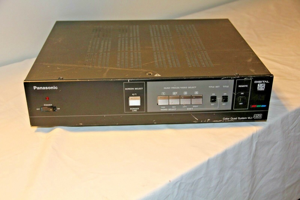 Panasonic Color Quad System wj-450