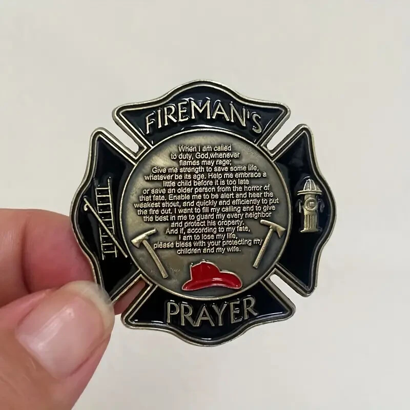Firefighter PRIDE-COMMITMENT-SERVICE-COURAGE Coin NEW