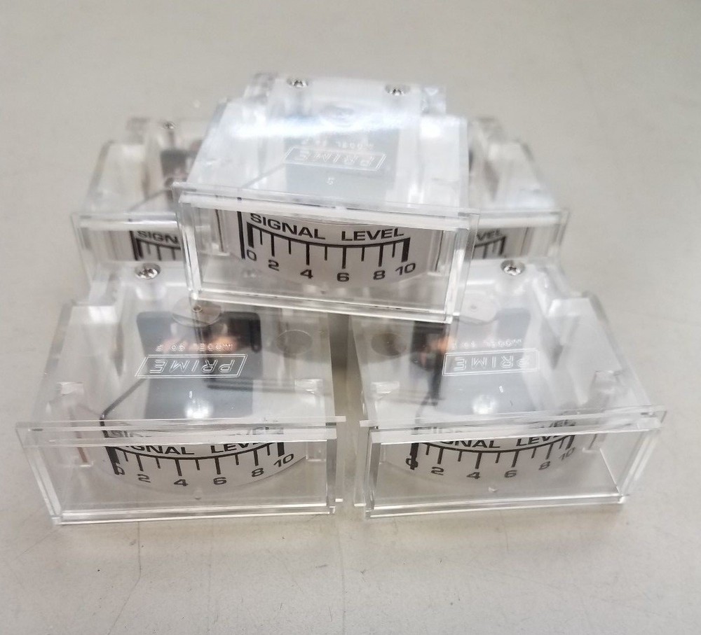 (5 NEW) 1 Volt DC 0-10 Scale Signal Level Panel Meters Prime 60F