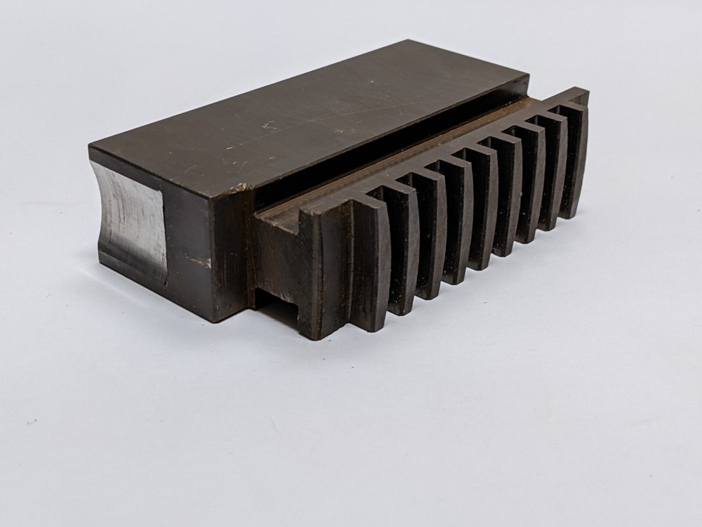 BISON SJM35003200-250 Soft Solid Jaws for 10" Scroll Chucks (USED).