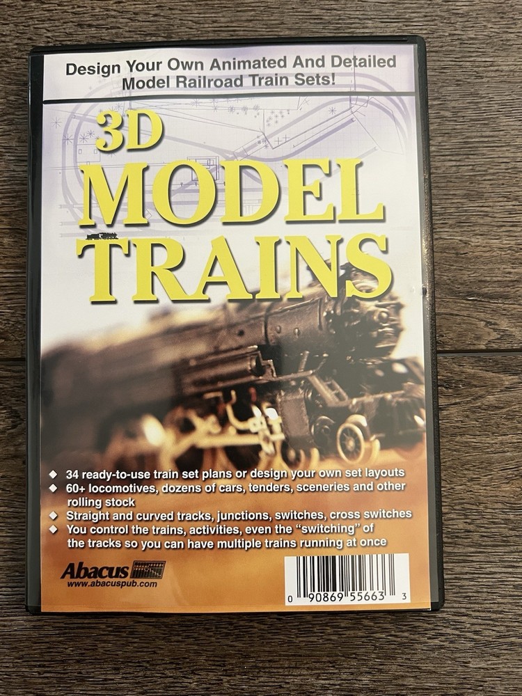 3d Model Trains Design Software by Abacus for PC 2007 Simulator