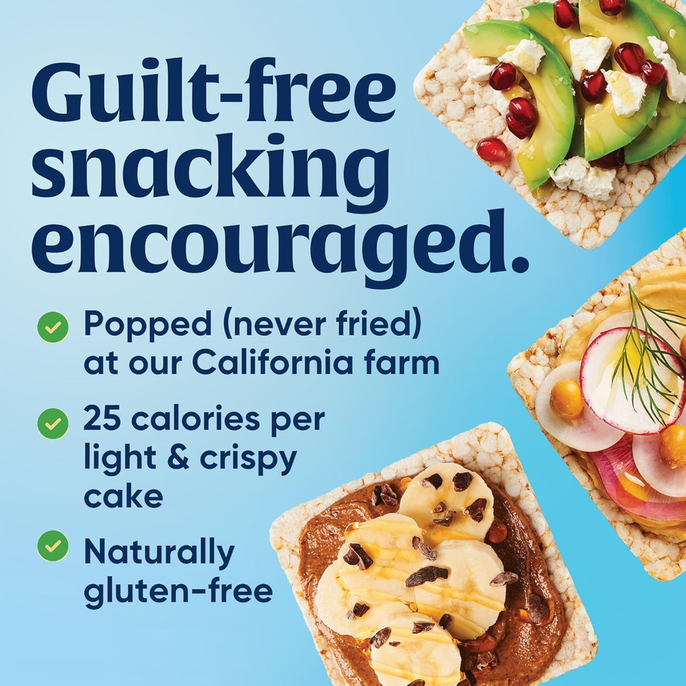 Organic Thin Stackers, Brown Rice, Lightly Salted, Thin Rice Cakes, Gluten-Free,