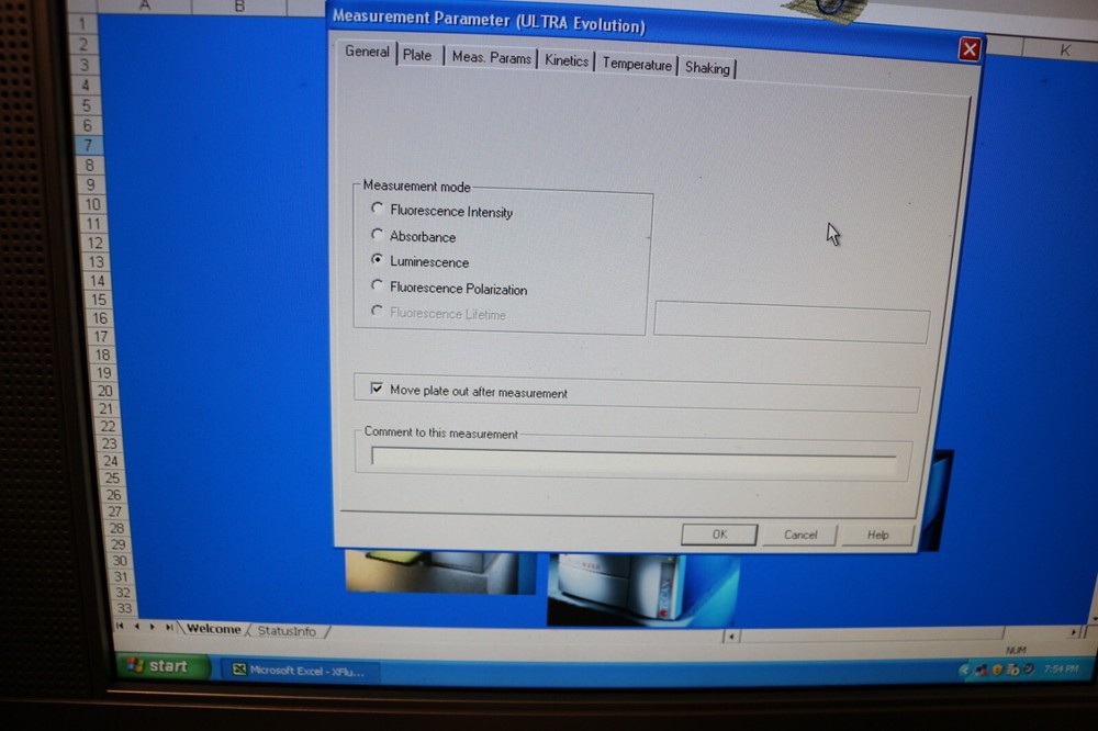 Tecan Ultra Evolution Microplate Reader w/XFluor Software