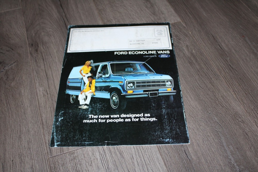 1975 Ford Econoline van sales brochure