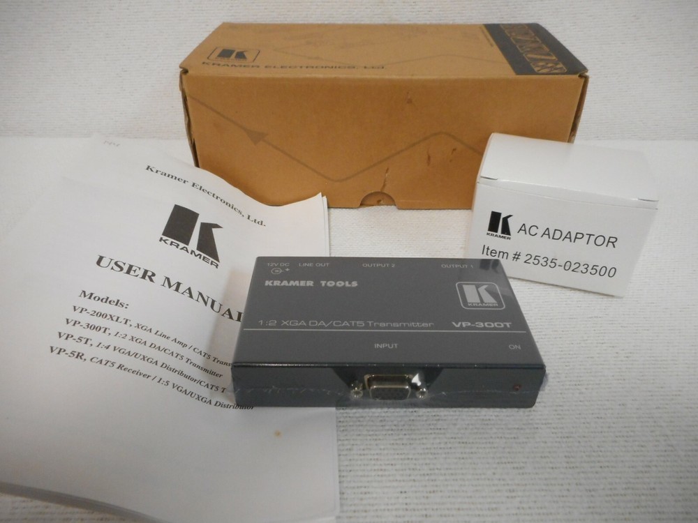 Kramer VP-300T 1:2 XGA DA/CAT5 Transmitter