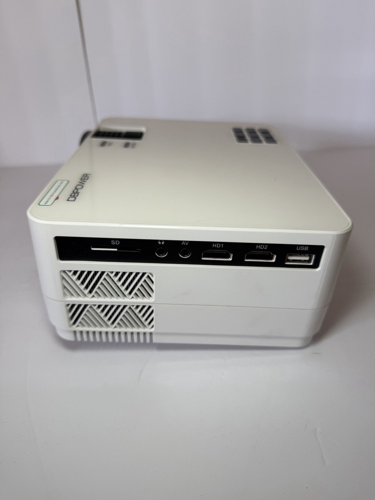 DBPOWER L9 LCD+LED Desktop Projector White HDMI USB VGA SD AV