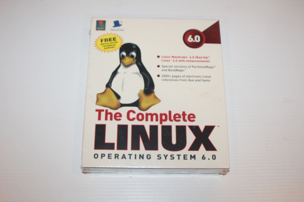 NIB Sealed - Complete Linux Operating System 6.0 Linux Mandrake Red Hat Edition