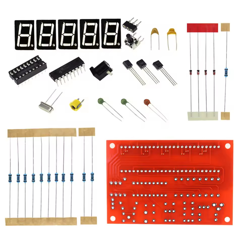 Range Conversion 1Hz-50MHz Crystal Oscillator Frequency Counter Tester 5 Digits