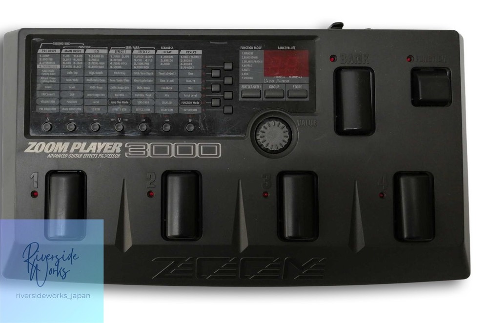 ZOOM PLAYER3000 Multi-Effects Pedal JP