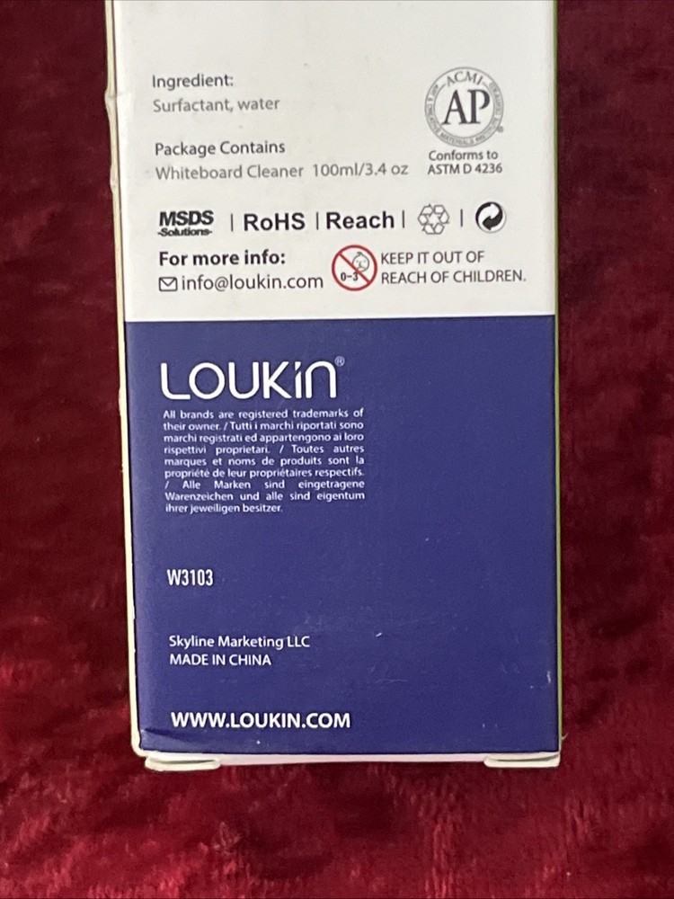 Loukin Whiteboard Cleaner