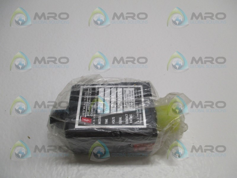 SYRACUSE ELECTRONICS TER-001311T TIME DELAY RELAY 60SEC. NSMP