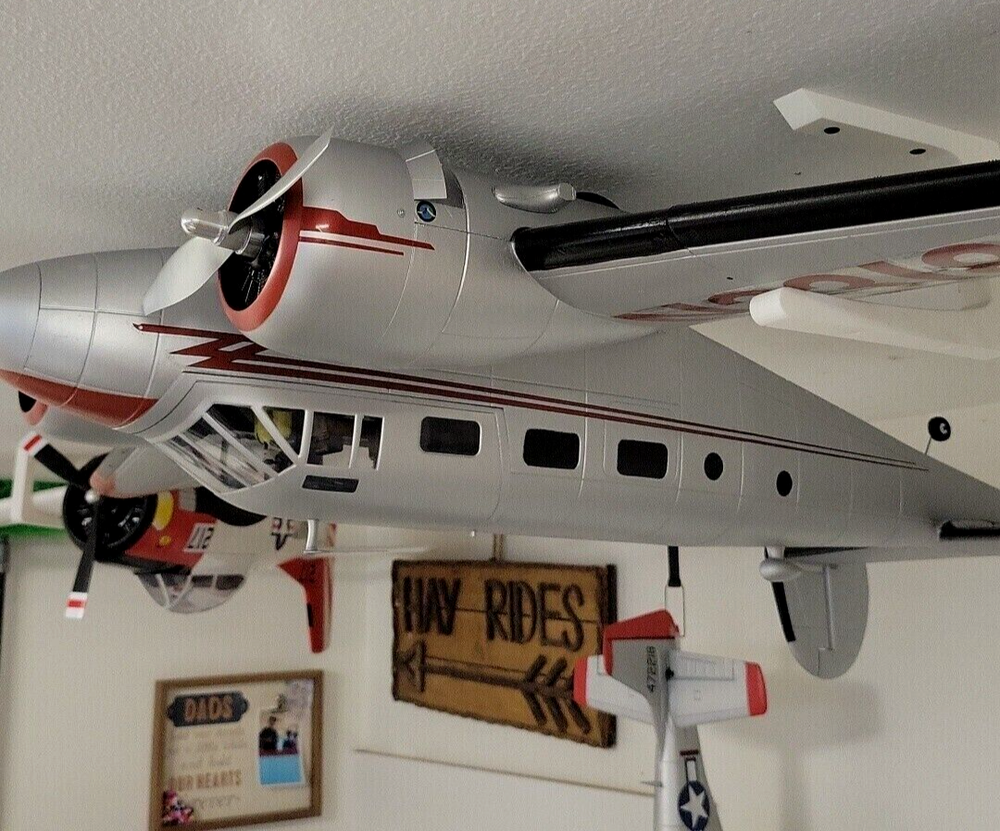 RC Airplane Hanger Ceiling Mount Wall Bracket for Hanging Medium & Large Planes