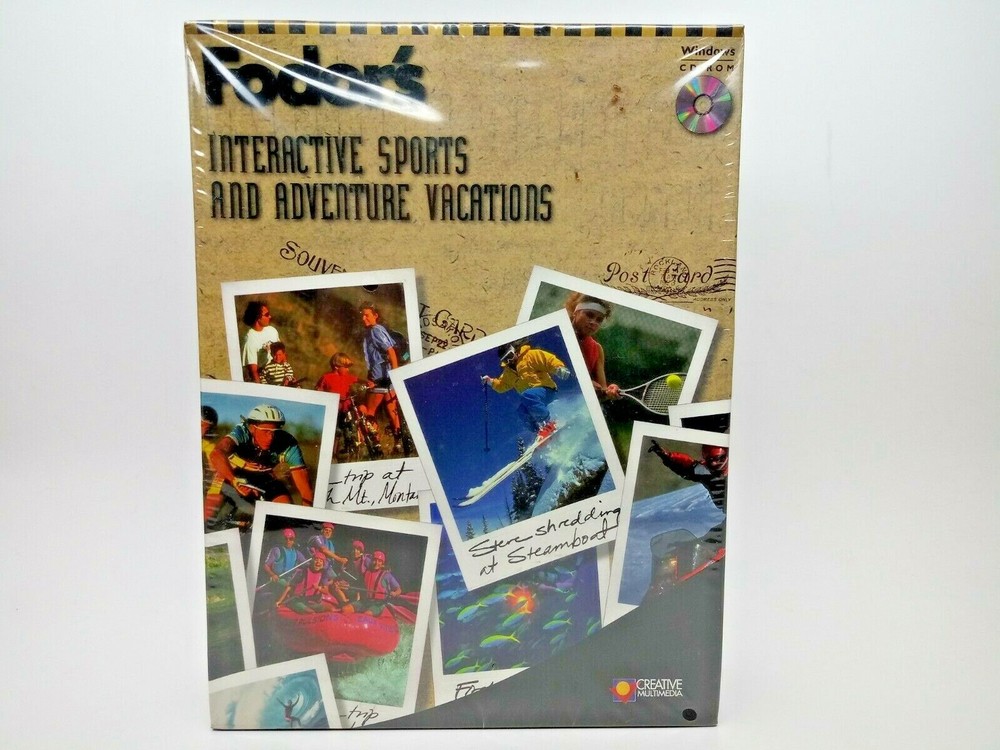 Fodor's Interactive Sports & Adventure Vacations Creative Multimedia Windows PC