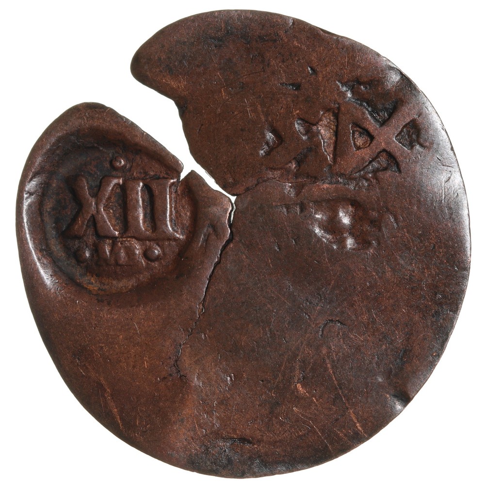 1655 Spain 4 Maravedis Counterstruck