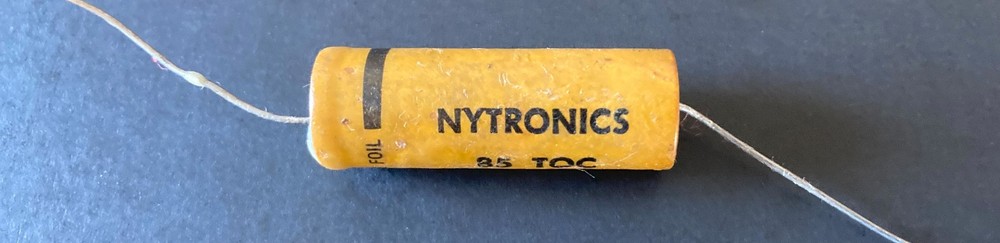 Nytronics 85 TOC Capacitor 1 MFD 400 VDC *Not Tested*