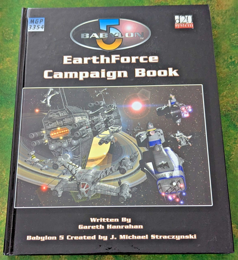 Babylon 5  RPG EarthForce Campaign Book (Hardcover 2005) Mongoose Publishing