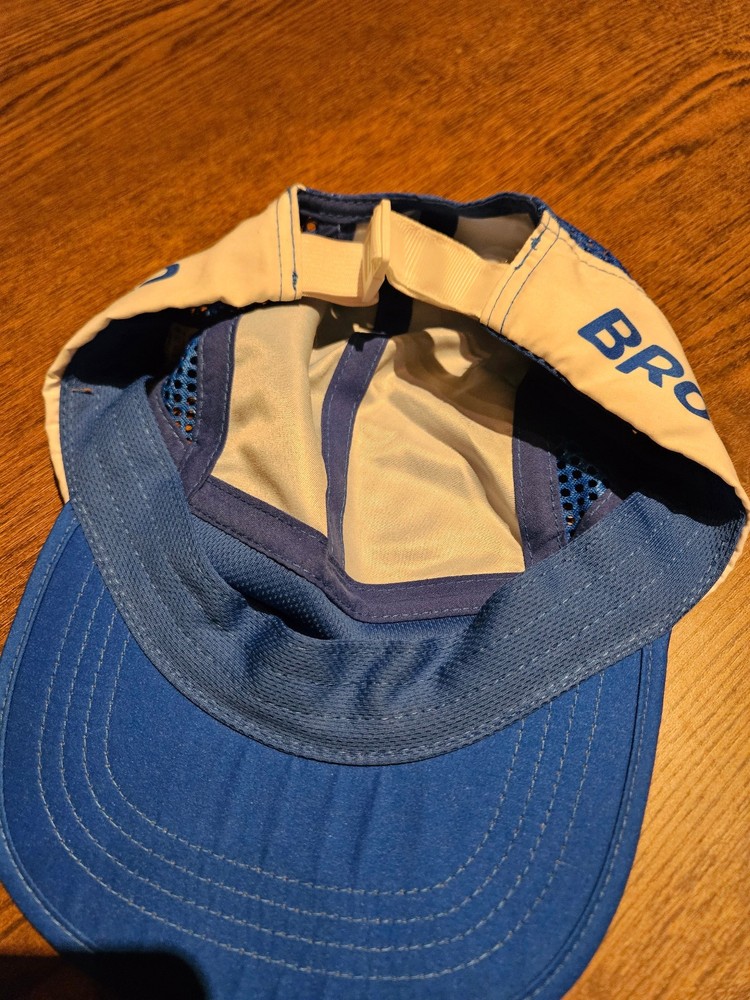 Brooks Running Cap One Size Blue Poly Adjustable