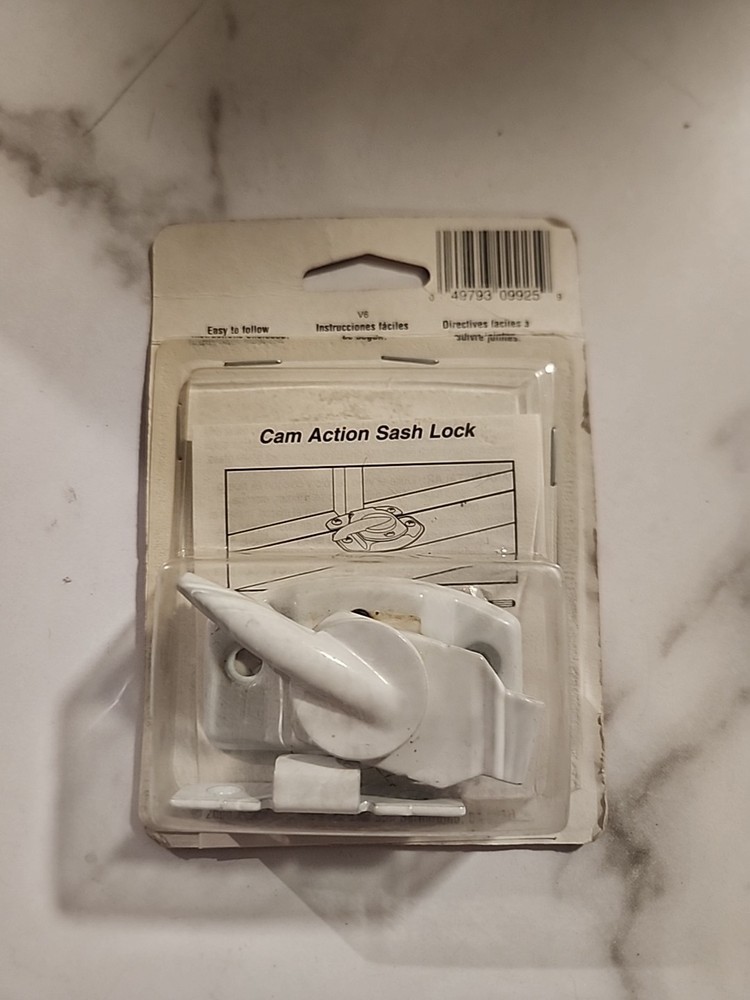 Prime Line Window Sash Lock, White (U-9925)FS