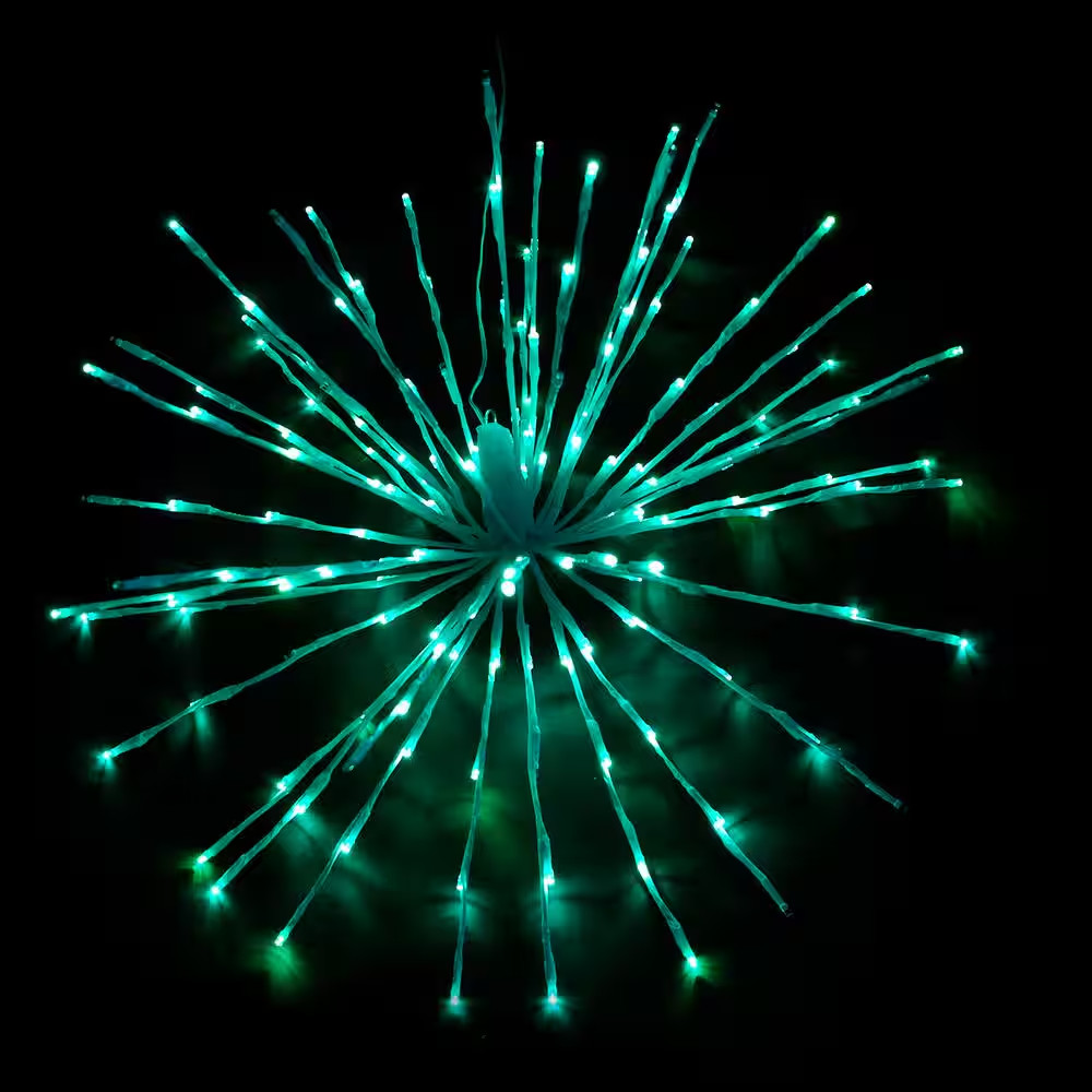 24 In. Green LED Christmas Spritzer