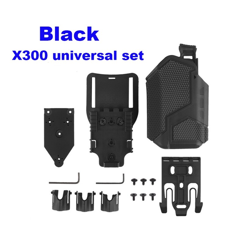 Tactical Quick Release Holster Set for X300 Flashlight Multi-purpose Storage Box
