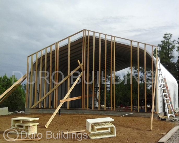 25x30x13 Engineered DuroSPAN Clear Span Steel Arch Building System Kits DiRECT