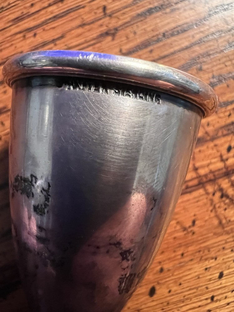Napier Sterling Double Spirits jigger Measure