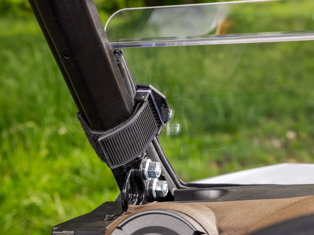 SuperATV Scratch Resistant Half Windshield for Kawasaki Ridge/2024+