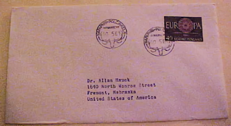 FINLAND POLE CANCEL 1901 PICTURE