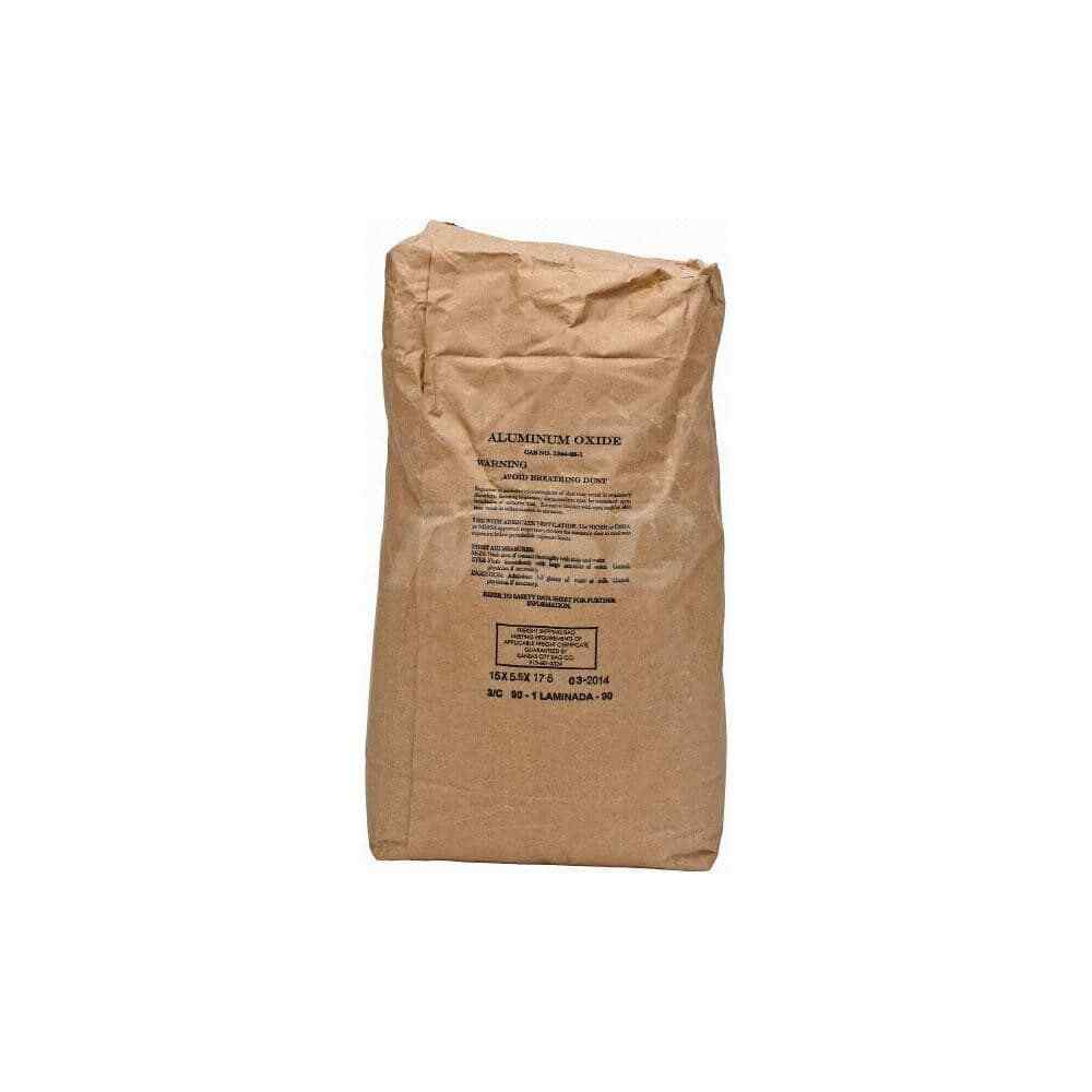 Aluminum Oxide Sandblasting Abrasive: Medium Grade 120 Grit, 50 Lb Container