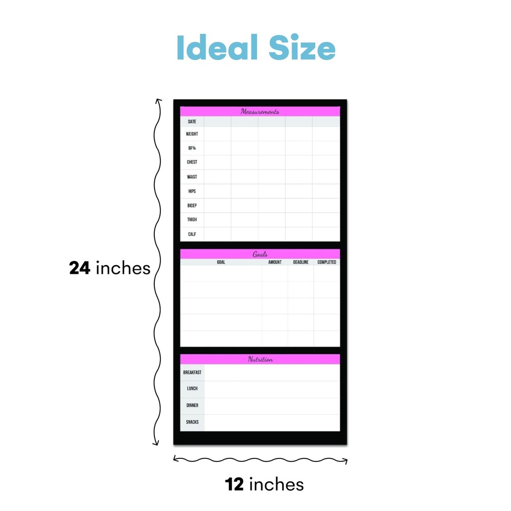 Weekly Planner Pad - Notepad Scheduling System - Dry Erase Board, Task List, ...