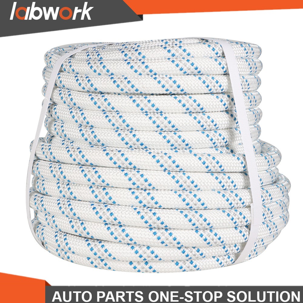 Labwork Pulling Rigging Line 5/8"×150' Double Braid Polyester Arborist Bull Rope