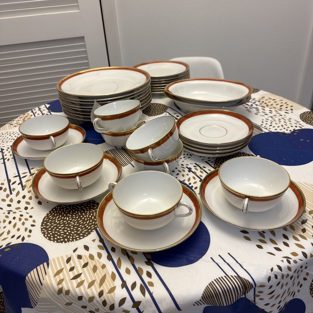 Richard Ginori Palermo Red Salad Plates