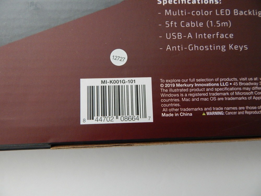 Evo Core Advantage Start LED Backlight Gaming Keyboard Black New