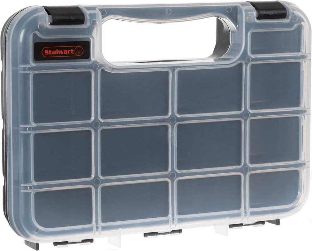 Multi-Functional Portable Organizer with 14 Compartments for Beads, Tools & More