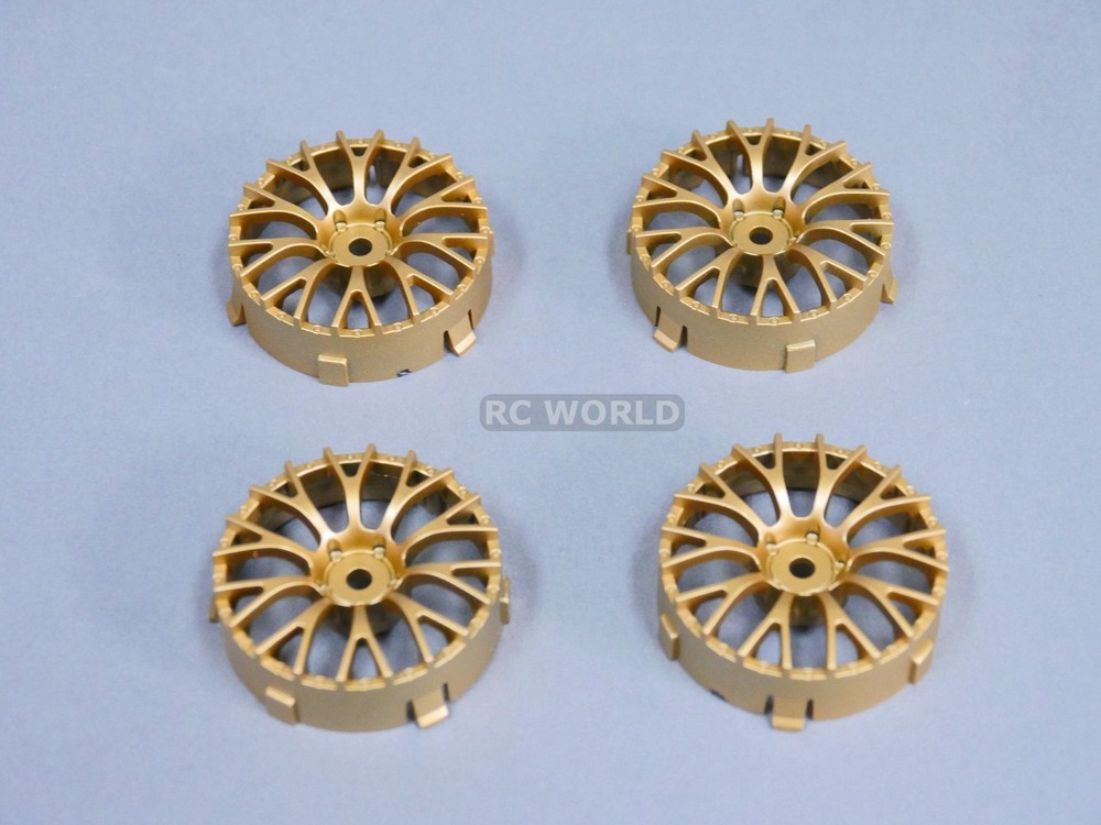 Tetsujin DAISY Wheels INSERTS Disk Adjustable Offset - MATTE BLACK - 4 pcs