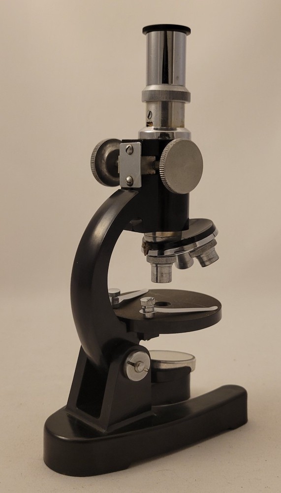 Vintage Precision Optical Co. Microscope Model 300 P with Traveling Case