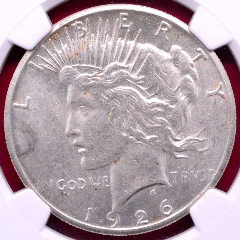 NGC AU-58! 1926 PEACE DOLLAR