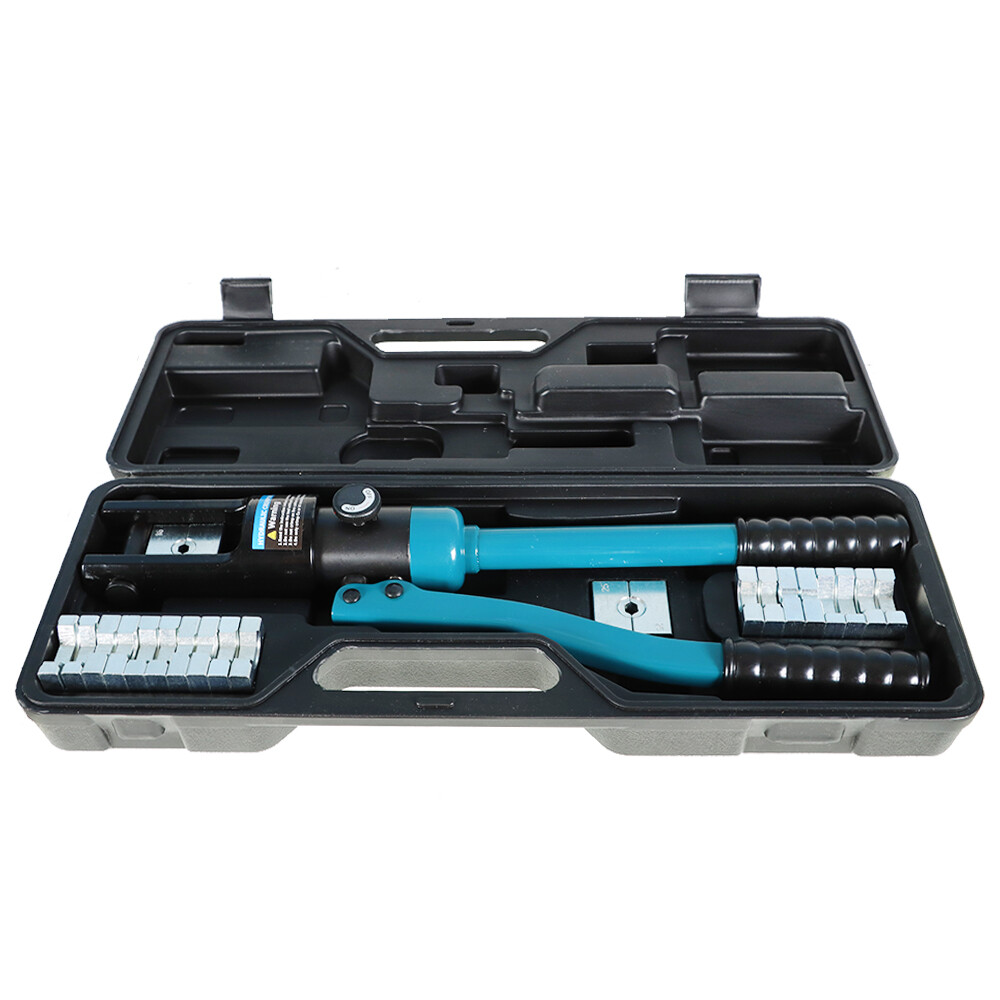 Hydraulic Cable Lug Crimper 16 MT Tool Kit Includes Crimping Tool W/13 Dies