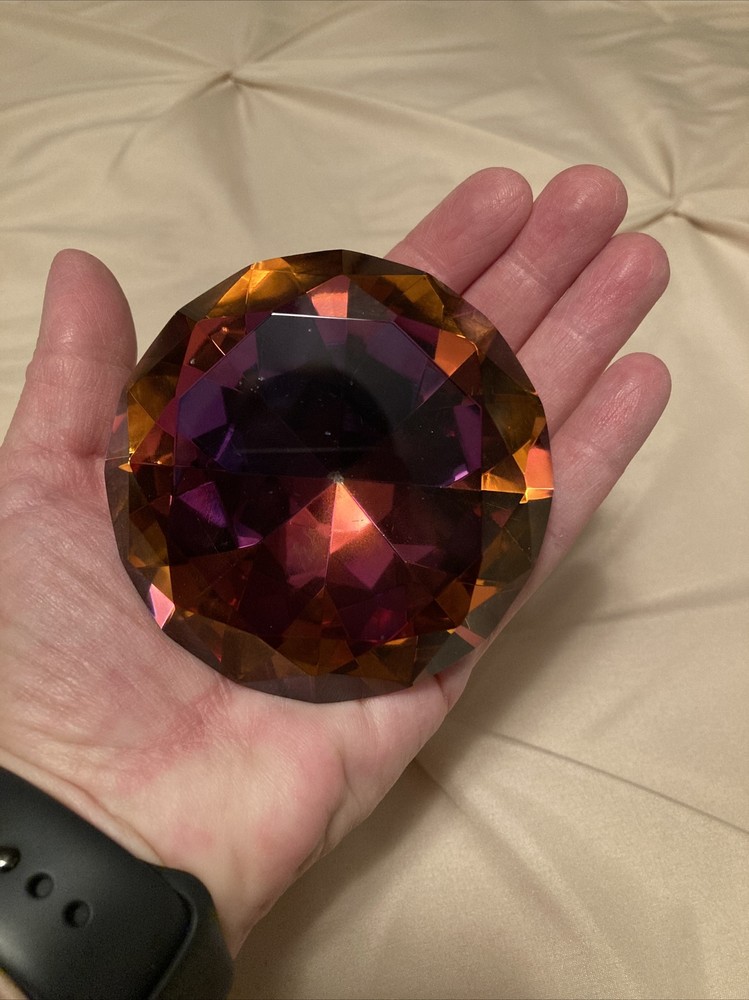 Faux Diamond 3” Multi Colored