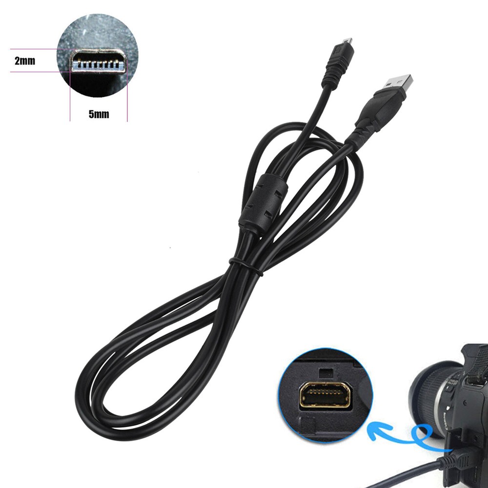 USB Data Sync Cable Cord For Panasonic Lumix Camera DMC-FX07 DMC-FX100 DMC-FX12