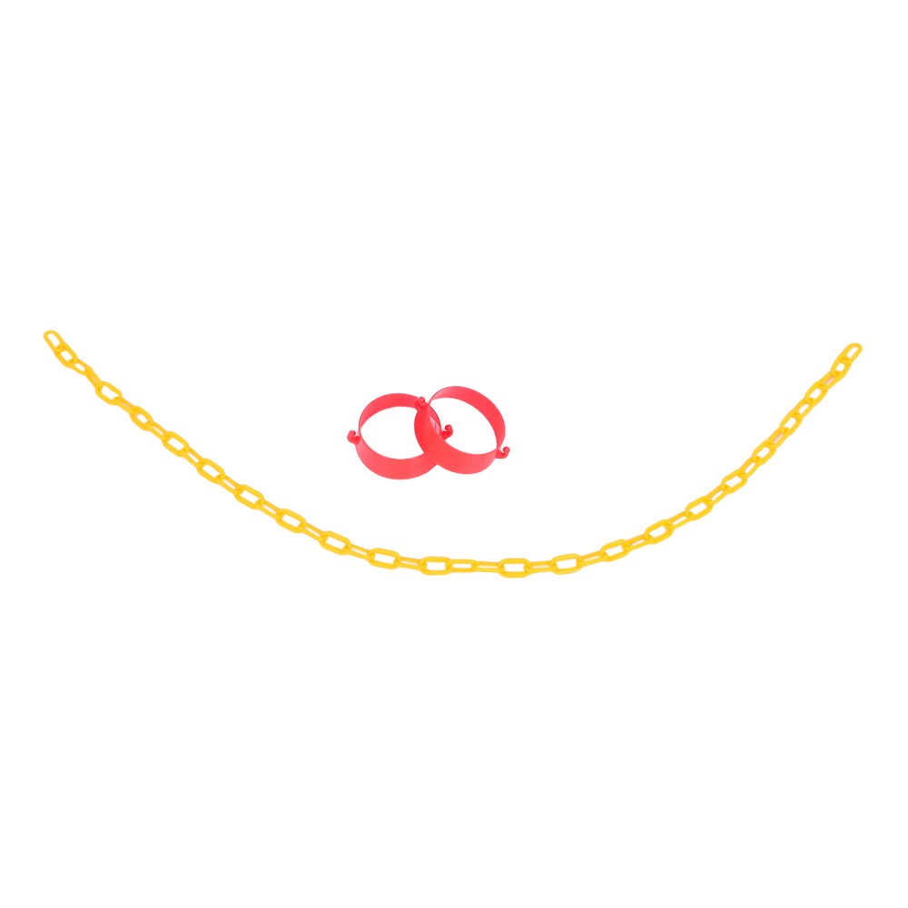 Safety Barrier Chain Connector Plastic Security Traffic Cone Accessories