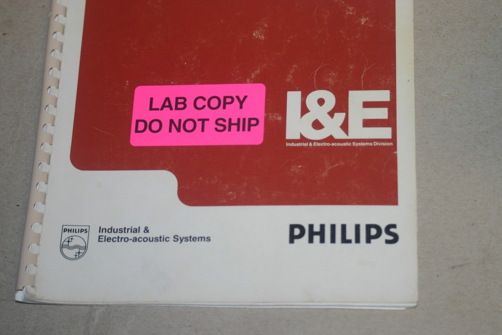 Philips PM8238 Multipoint Data Recorder Operation Manual