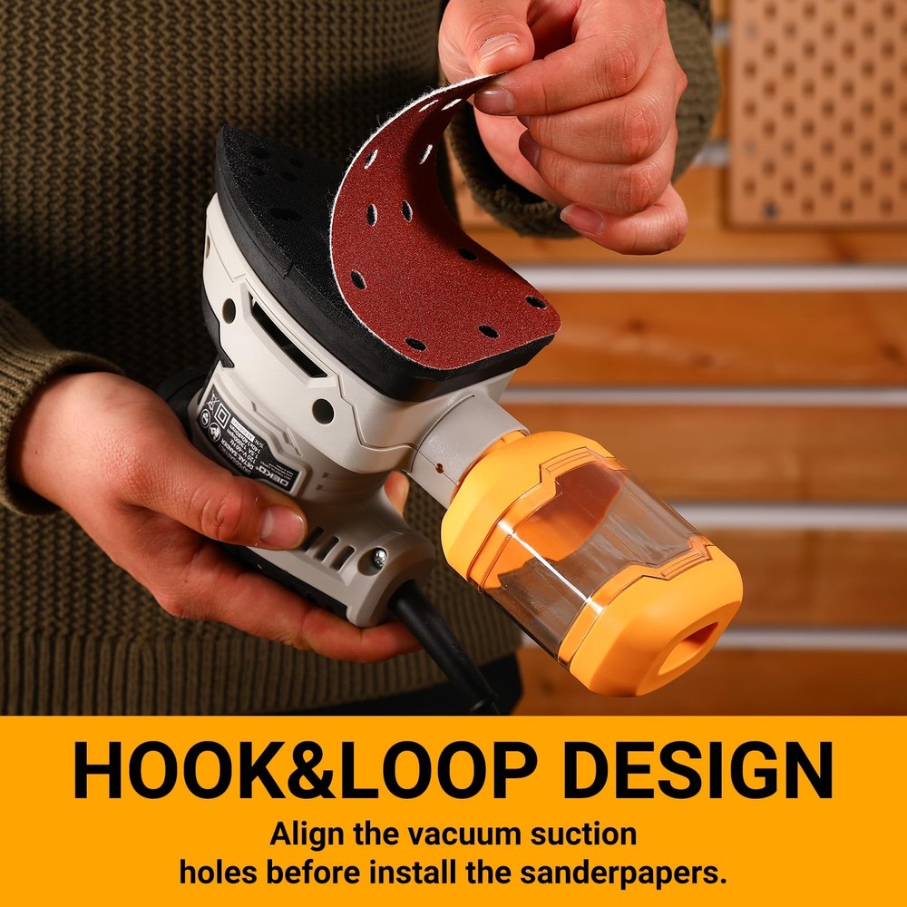 Detail Sander: DEKOPRO Multi-Function Mouse Sander Electric Sander Tool Corded P
