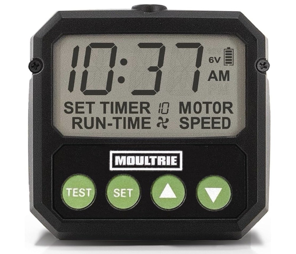 Moultrie Universal Digital Timer III Programmable Feeder Timer Black (MFA-15095)