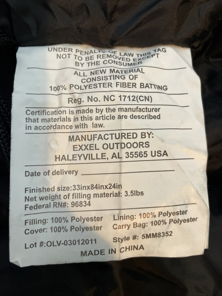 Suisse Sport Sleeping Bag Compact Series +30f