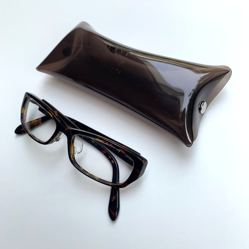 Clear Cube Glasses Case (11 Colors) Waterproof PVC