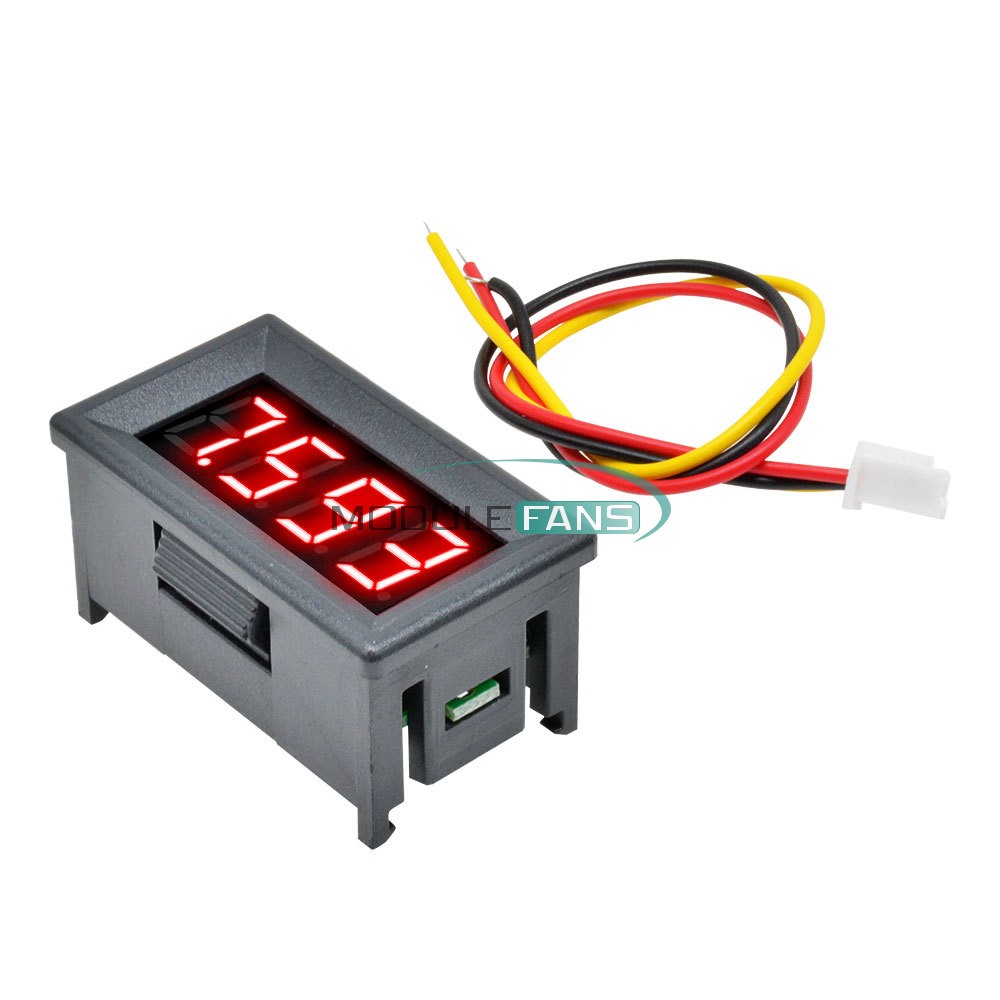 1-10pcs DC 0-100V LED Digital Display Voltmeter LED Voltage Panel Meter new