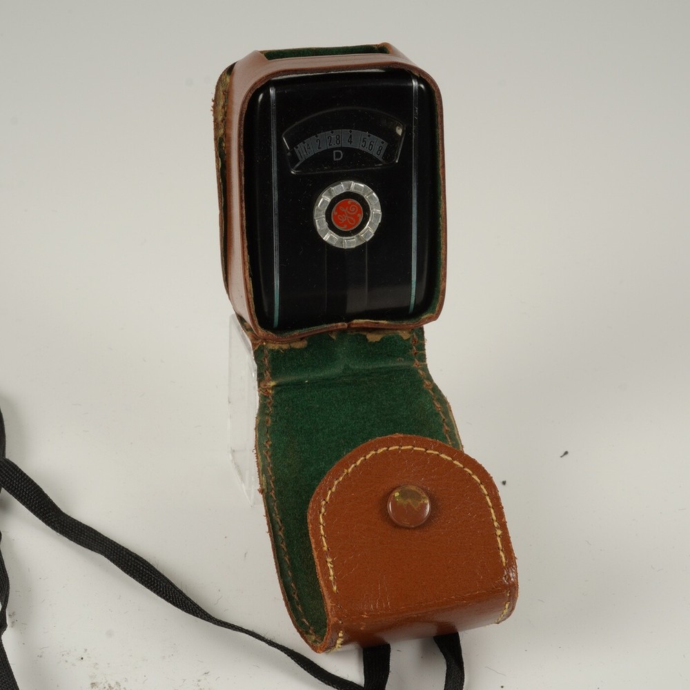 GE Mascot Exposure Meter with Leather Case