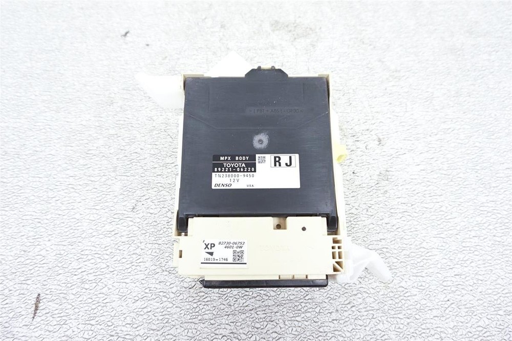2015-2017 Toyota Camry Multi Plex Network Computer Module Unit 89220-06220