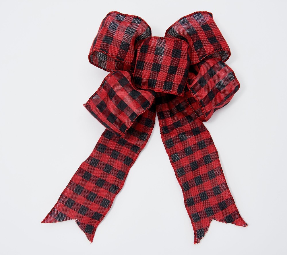 Home Reflections Vintage Wood Window Decor with Bows